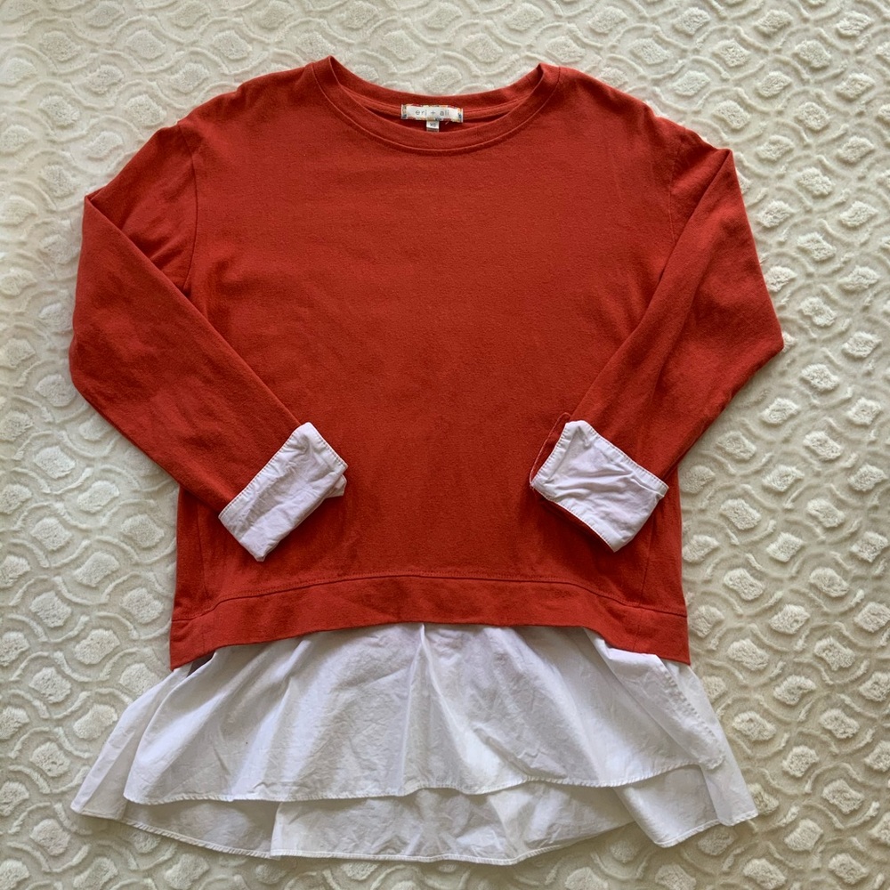 Anthropologie Eri +Ali Pullover Sweater With Cuffs